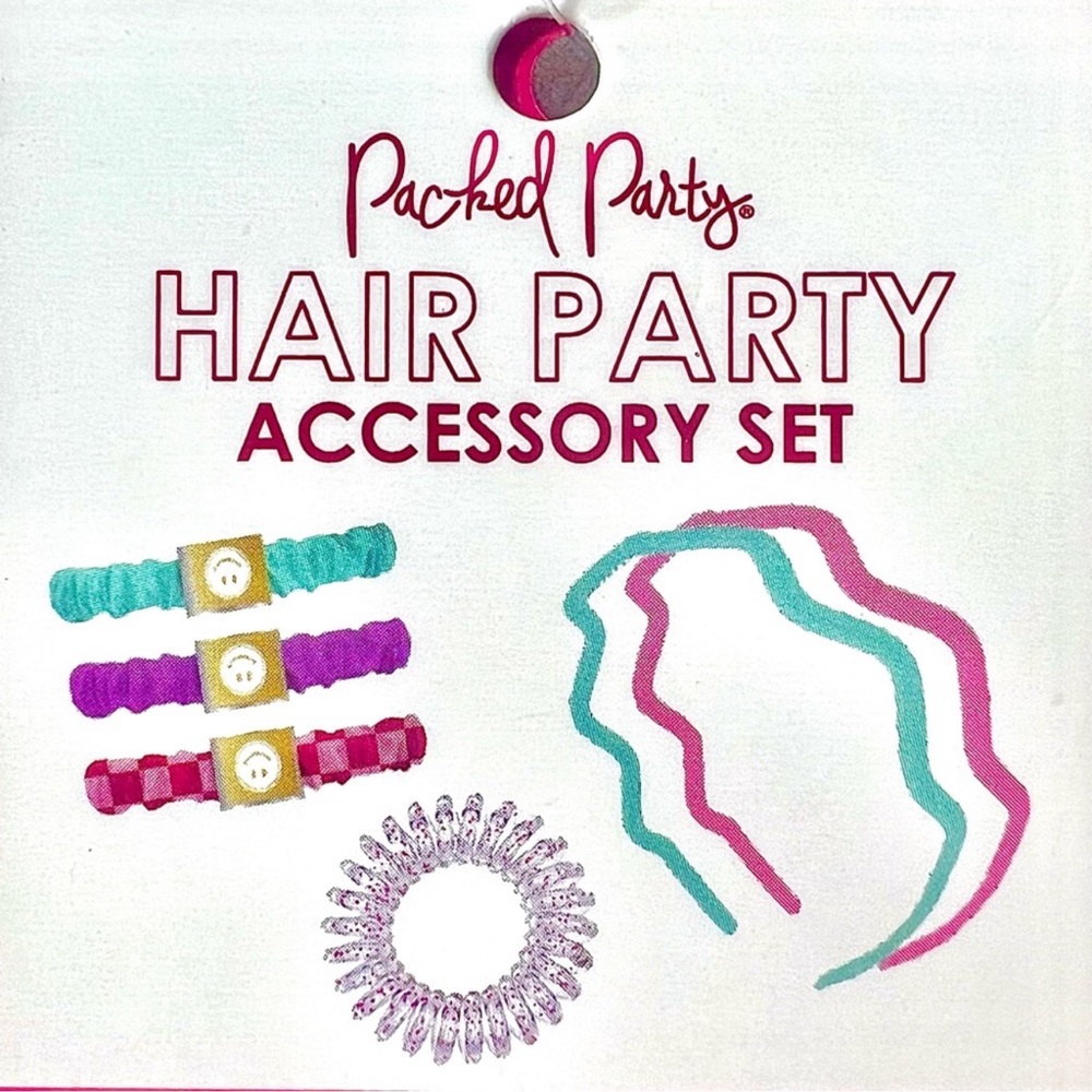 Packed Party Hair Party 6 Piece Accessory Set With Carry Case